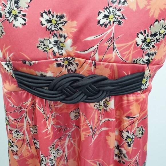 Torrid Womens Pink Floral Tube Top Plus Size 1X Elastic Back Missing Straps - Picture 5 of 12